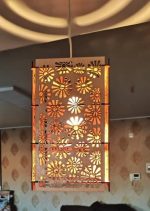 لوستر چوبی لیزر